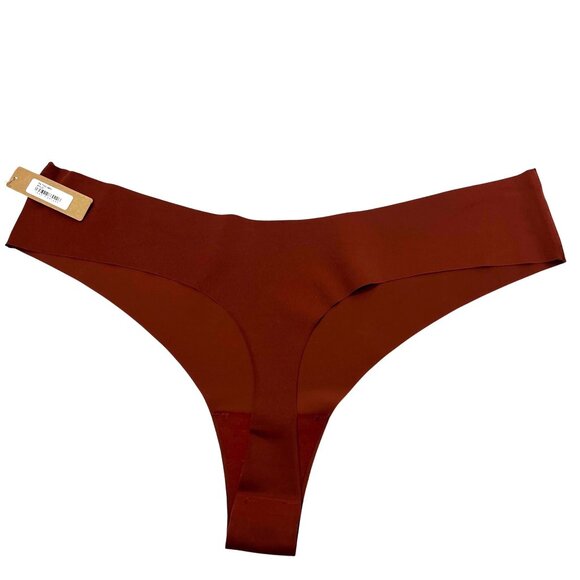 SKIMS Naked Dipped Thong Lot of 2 Desert + Saffron 2X - Picture 8 of 12
